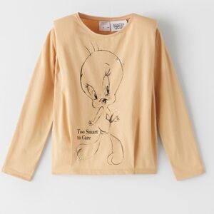 ZARA BNWT Kids Tweety Bird Looney Tunes T-Shirt